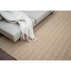Interieur05 Jute buitenkleed naturel zigzag - 380 x 280 cm