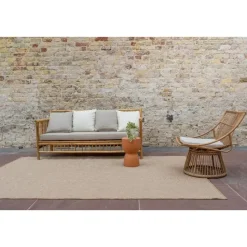Interieur05 Jute buitenkleed naturel lines - 380 x 280 cm