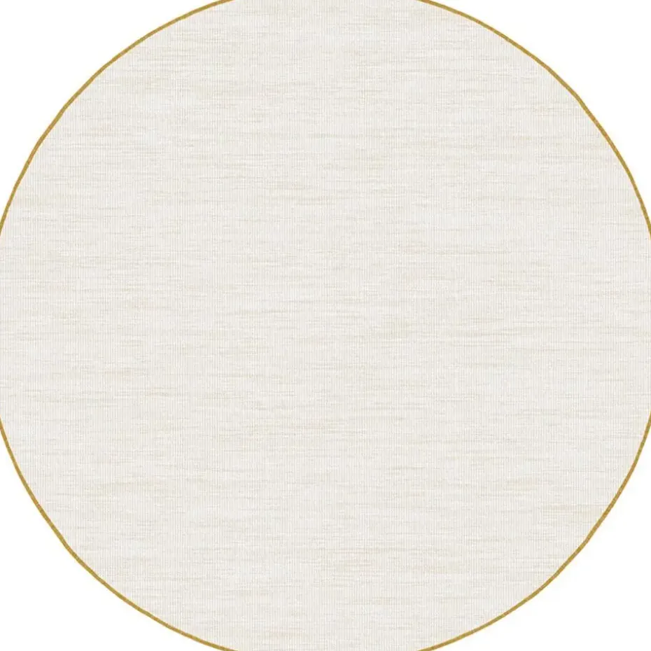 Interieur05 rond buitenkleed geel/okergeel Tone - 240 x 240 cm