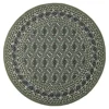 Interieur05 rond vintage vloerkleed Marad groen - 160 x 160 cm