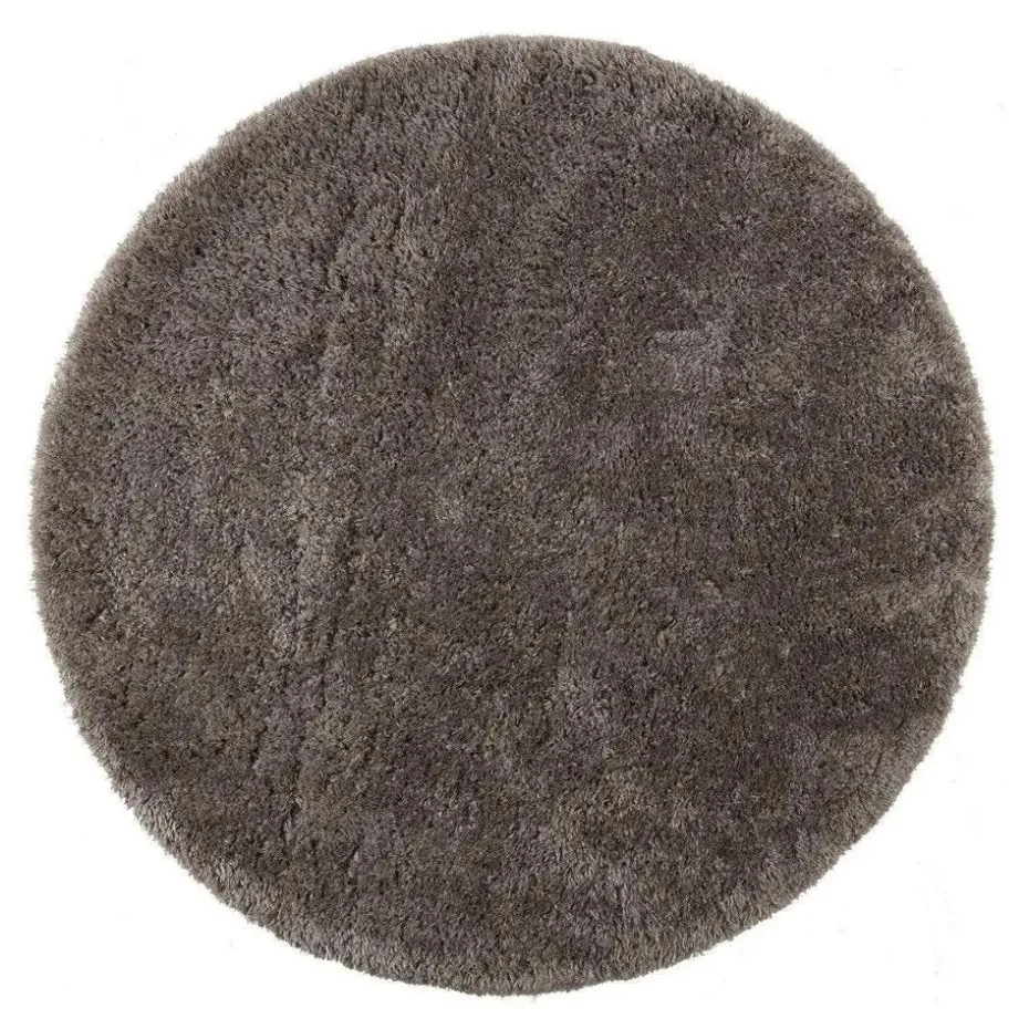 Interieur05 rond vloerkleed Fender grijs/lichtgrijs - 200 x 200 cm