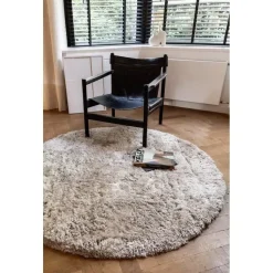 Interieur05 rond vloerkleed Fender wit/creme - 200 x 200 cm