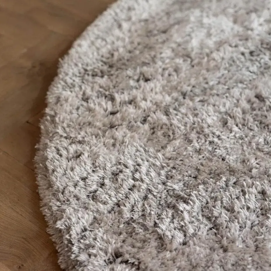 Interieur05 rond vloerkleed Fender wit/creme - 240 x 240 cm