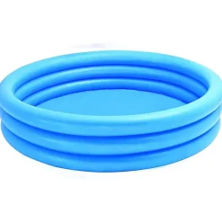 Intex kinderzwembad - blauw - inclusief voetenbadje - 147 cm