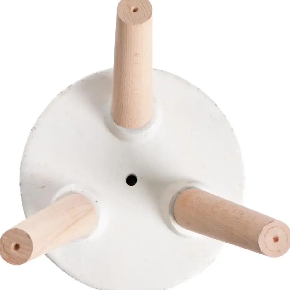 JANINA - Bloempot - Gebroken wit - 24 cm - MgO