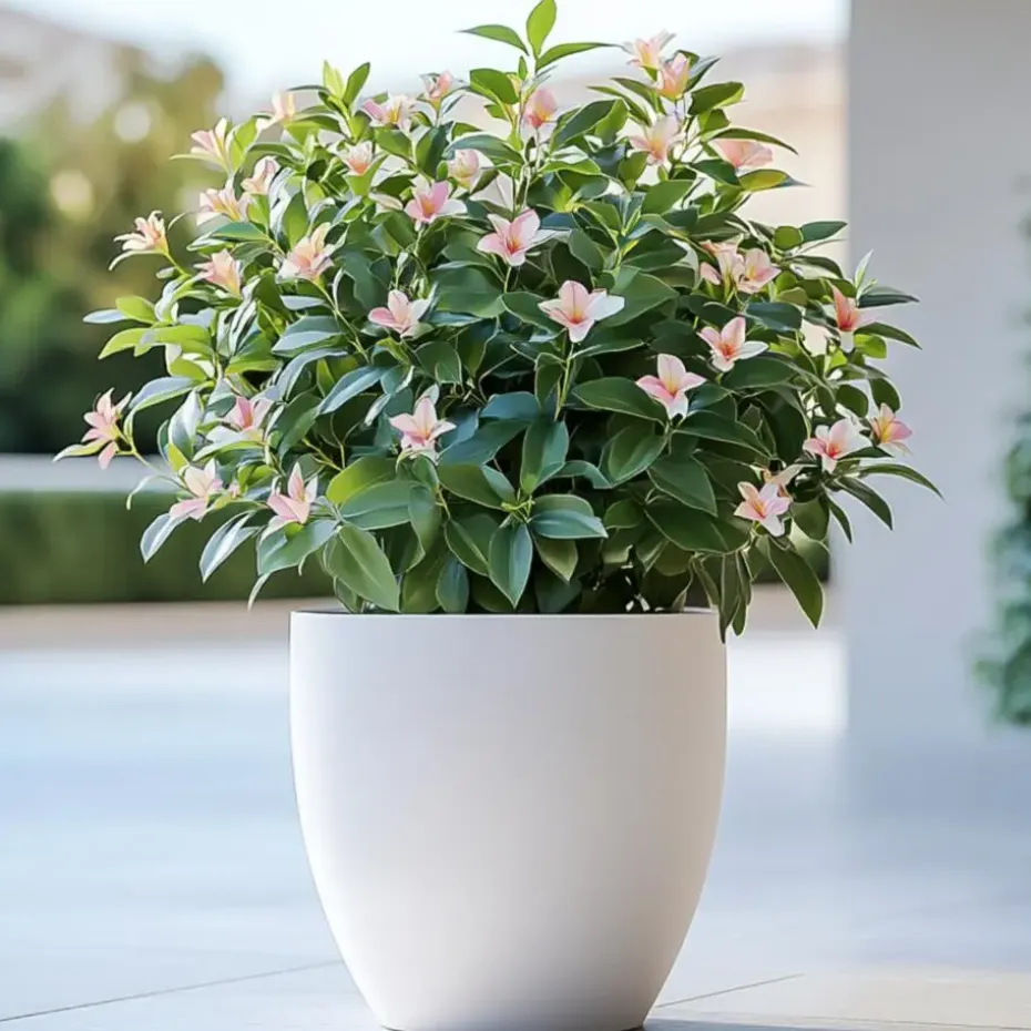 Jasmijn - Set van 3 - Jasminum 'Summer Scent' - Hoogte 25-40cm - ⌀9cm