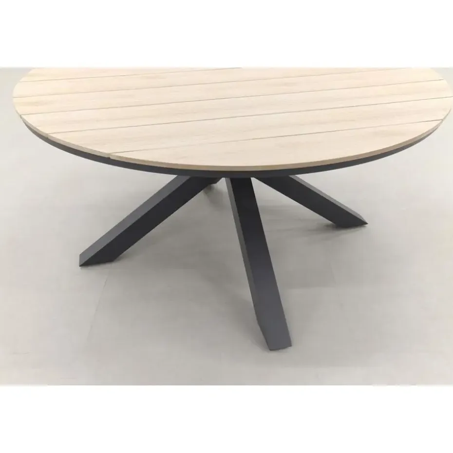 Jasmine natural / Garden Impressions Edison 148 cm. - ronde tuinset