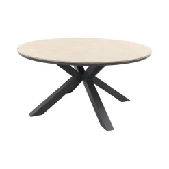 Jasmine natural / Garden Impressions Edison 148 cm. - ronde tuinset