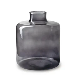 Jodeco Bloemenvaas Willem - smoke glas - D19 x H23 cm