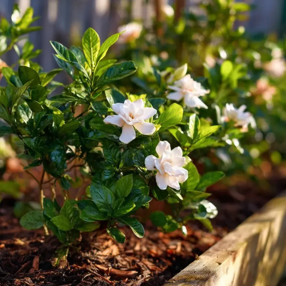 Kaapse jasmijn - Gardenia jasminoides - Hoogte 20-30cm - ⌀13cm