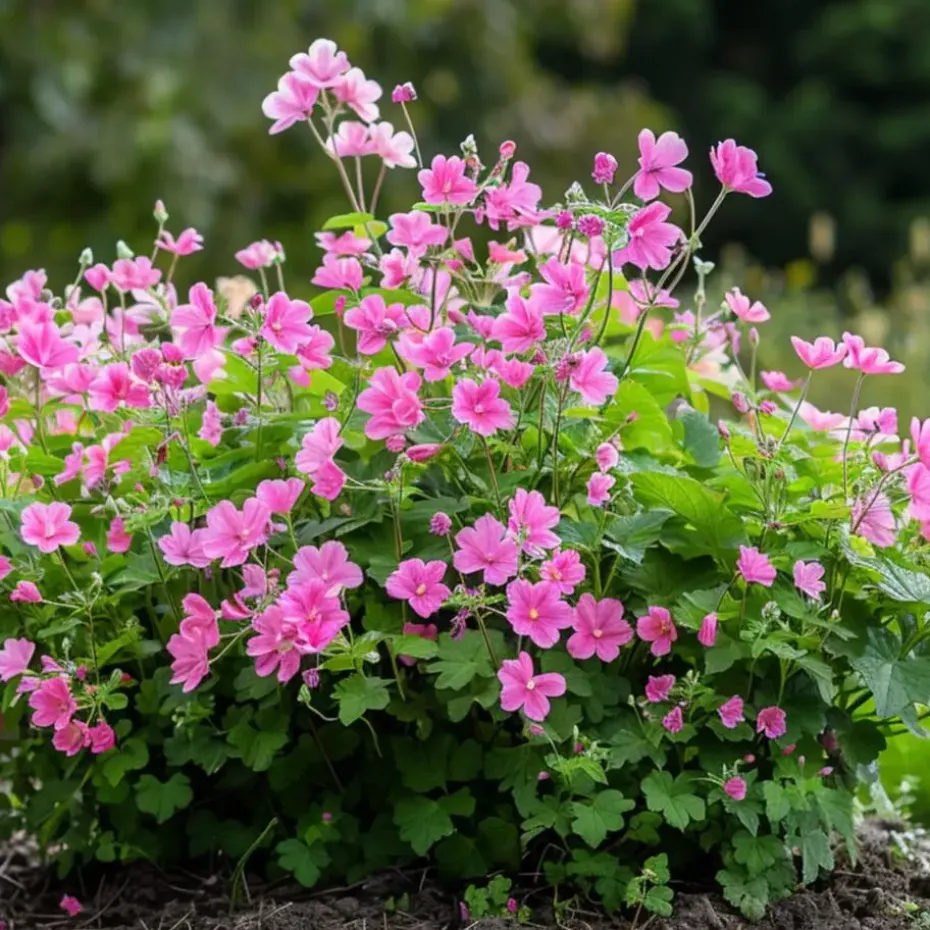 Kaapse malva - Set van 6 - Anisodontea 'El Rayo' - Hoogte 25-40cm - ⌀9cm