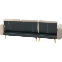 KAARINA - Hoekbank - Lichtbruin - Linkszijdig - Polyester