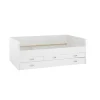 Kajuitbed Arkea 120x200 met 3 lades - wit