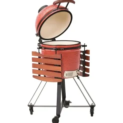 KAMADO - Houtskoolgrill - Rood - Keramiek