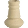 Kandelaar Malmo licht bruin keramiek - 10xØ7 cm