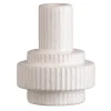 Kandelaar Ribe - zand - keramiek - 12,5xØ9,5 cm