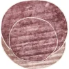 KANRACH - Vloerkleed - Roze - 200 x 200 cm - Viscose