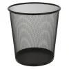 Kantoor prullenbak-papierbak - 19 liter - metaal - zwart