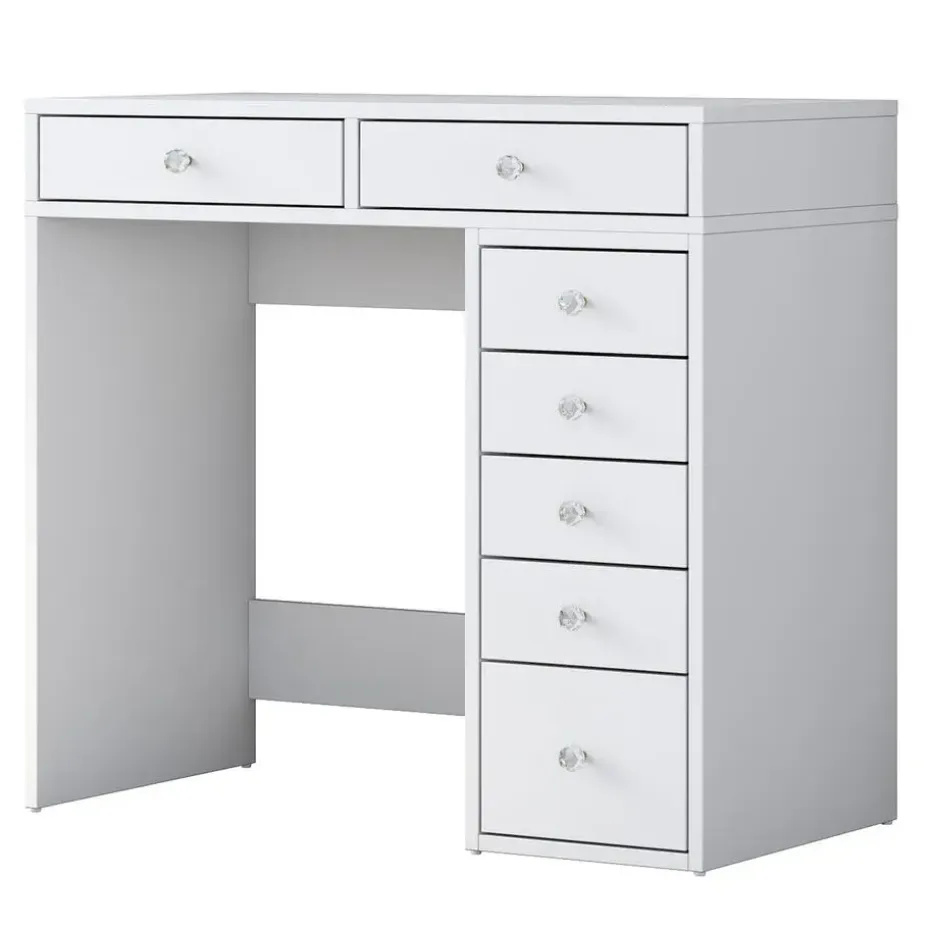 Kaptafel Wit Hout - 90x44,5x81,6cm - Beyas