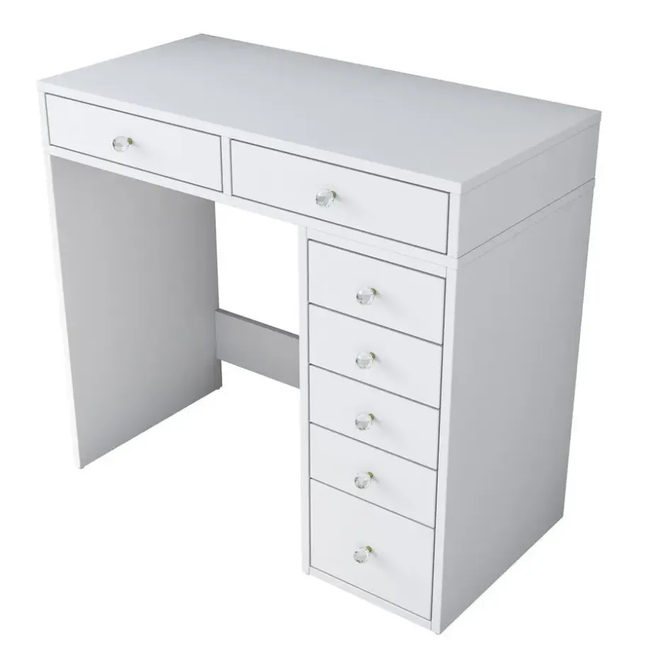 Kaptafel Wit Hout - 90x44,5x81,6cm - Beyas