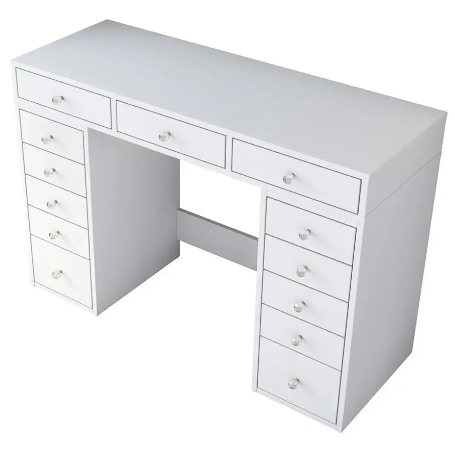 Kaptafel Wit Hout - 120x44,5x81,6cm - Beyas