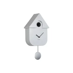 Karlsson - Wandklok Modern Cuckoo Metallic - Metallic silver