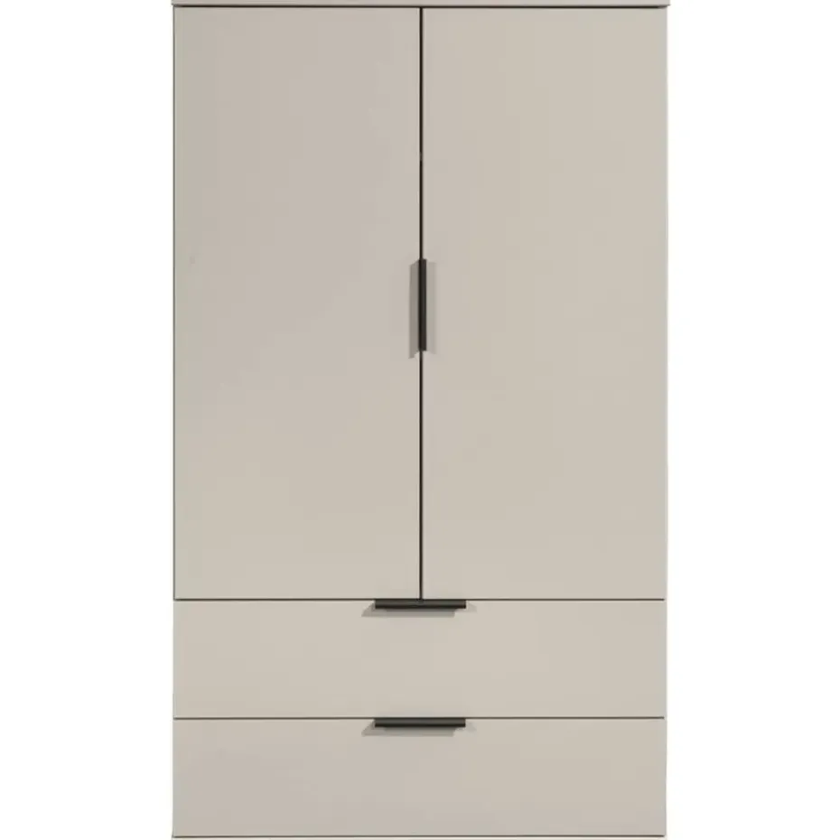 Kast Lucca 2-deurs - greige - 140x81x40 cm