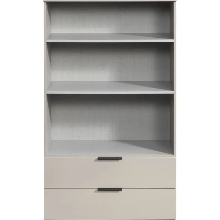 Kast Lucca 2-deurs - greige - 140x81x40 cm