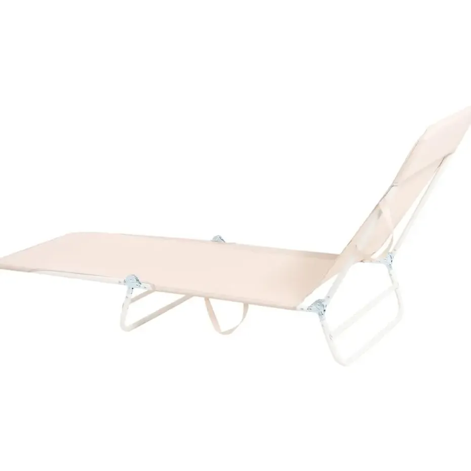 KASTORIA - Ligstoel - Beige - Mesh