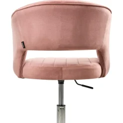 KATONAH - Bureaustoel - Roze - Fluweel