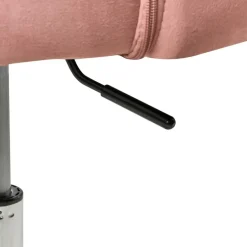 KATONAH - Bureaustoel - Roze - Fluweel