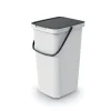 Keden keuken afvalbak - creme wit - 25L - 26 x 29 x 48 cm