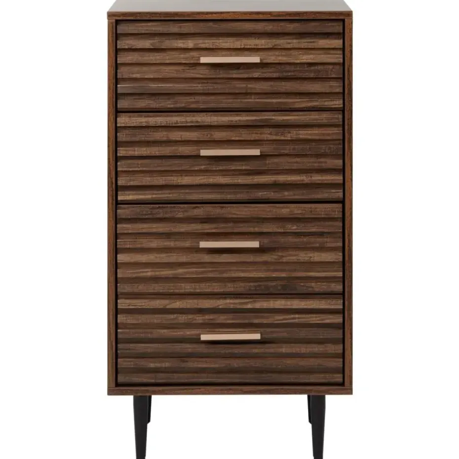 KEITH - Ladekast - Donkerhout - MDF