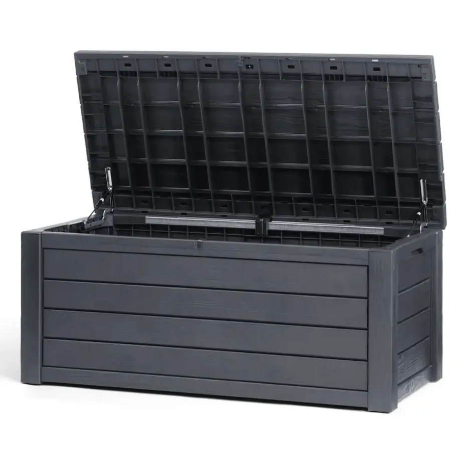 Keter Eastwood Opbergbox - 570L - 72,4x155x64,4cm - Antraciet