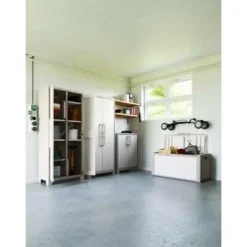 Keter Gulliver Lage Kast - 2 Planken - 80x44x100 cm - zand/beige