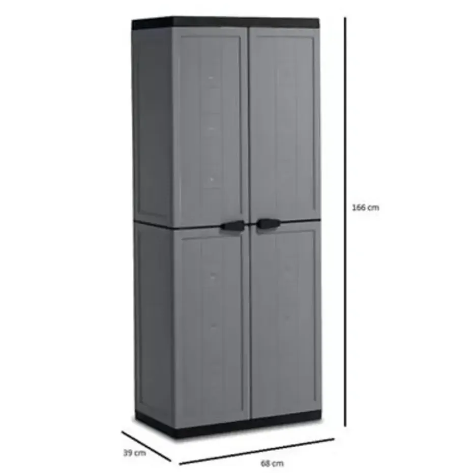 Keter Jolly Opbergkast hoog - 3 planken