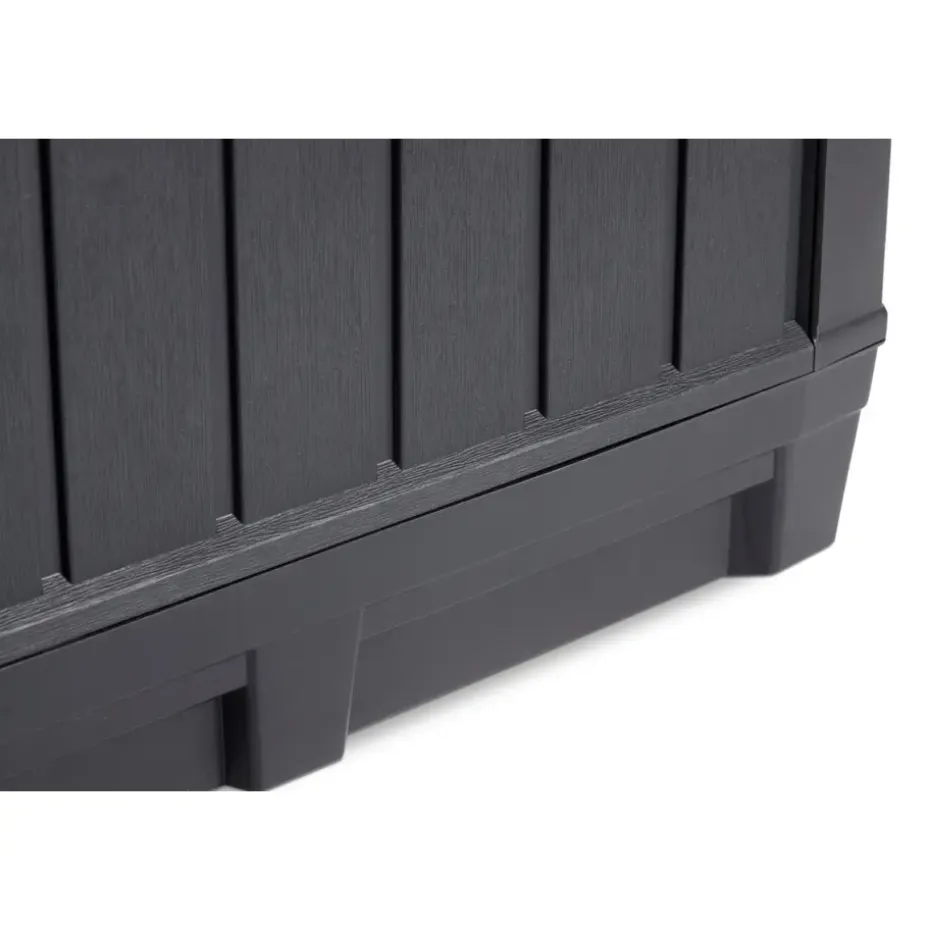 Keter Kentwood Opbergbox - 128x53.6x59 cm - 350 L - Grafiet