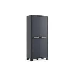 Keter Moby hoge kast - 4 planken - 80x44x182 cm - Antraciet