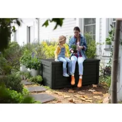 Keter Northwood Opbergbox - 630L - 155.1x72.4x69.4 cm - Grafiet