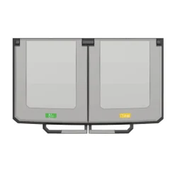 Keter Split Premium Recycling Kliko - Vuilbakken buiten - 2x110L