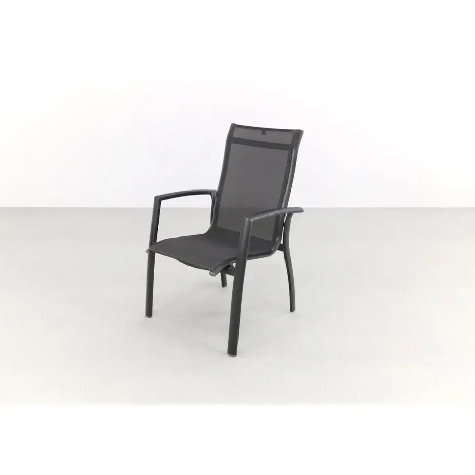 Kettler Legato Curve stapelstoel - Antraciet