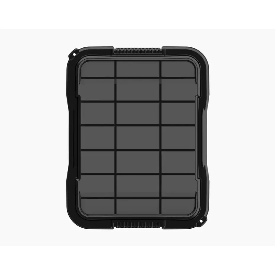 KIS Scuba box M - 45L - zwart/blauwe clips