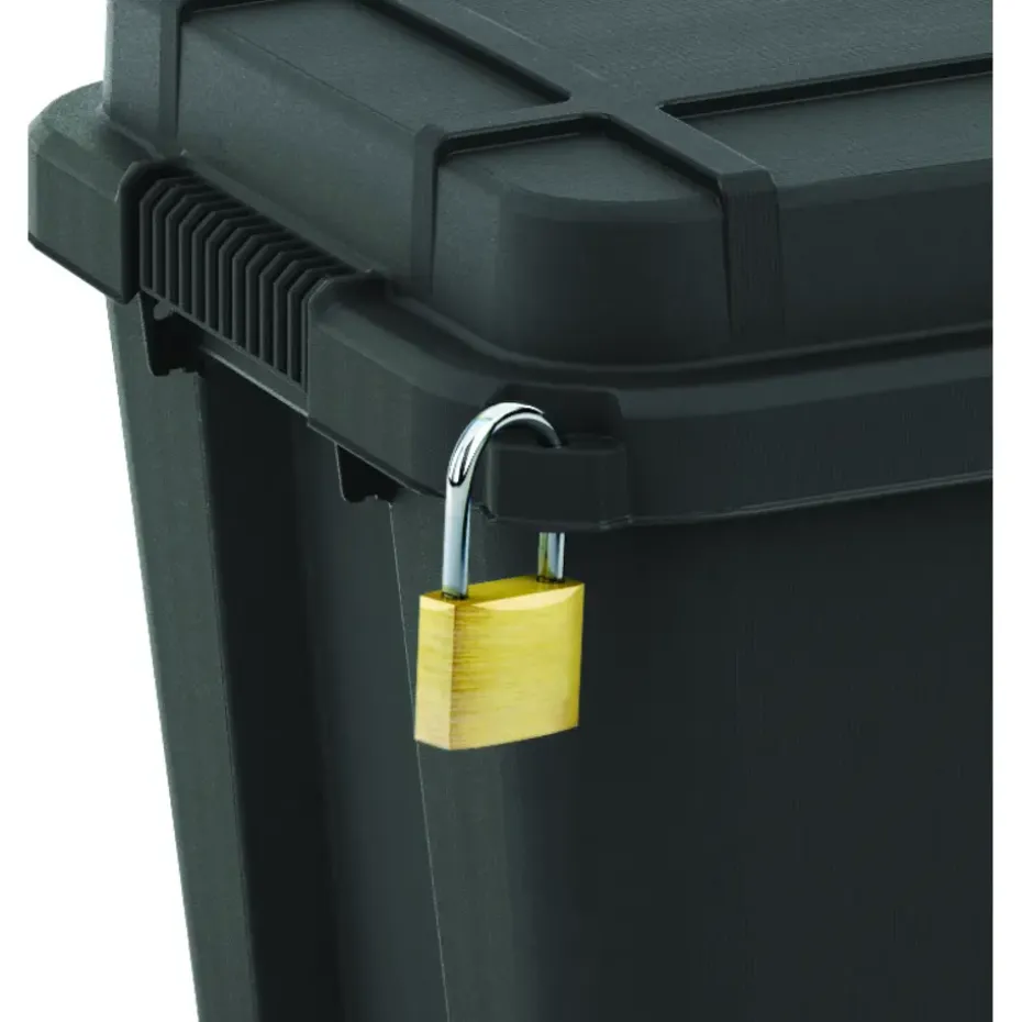 KIS Scuba Opbergbox L - 80L - zwart/blauwe clips