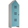 Kledingkast Casami Bruges - 58x37x172 cm - Blauw