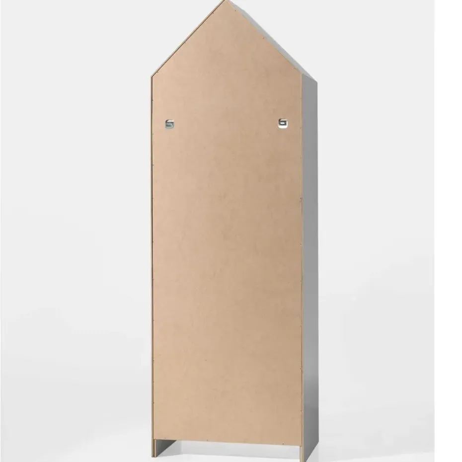 Kledingkast Casami Bruges - 58x37x172 cm - Blauw