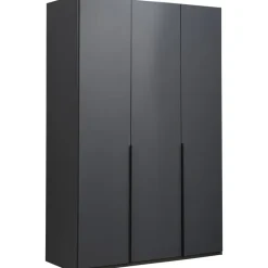 Kledingkast Milaan 3-deurs- grafiet - 208x135x58 cm