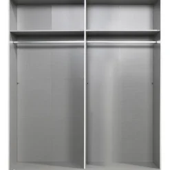 Kledingkast Milaan 4-deurs - wit - 236x180x58 cm