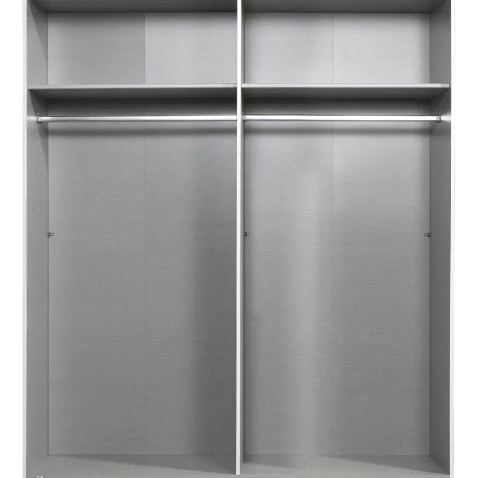 Kledingkast Milaan 4-deurs - wit - 236x180x58 cm