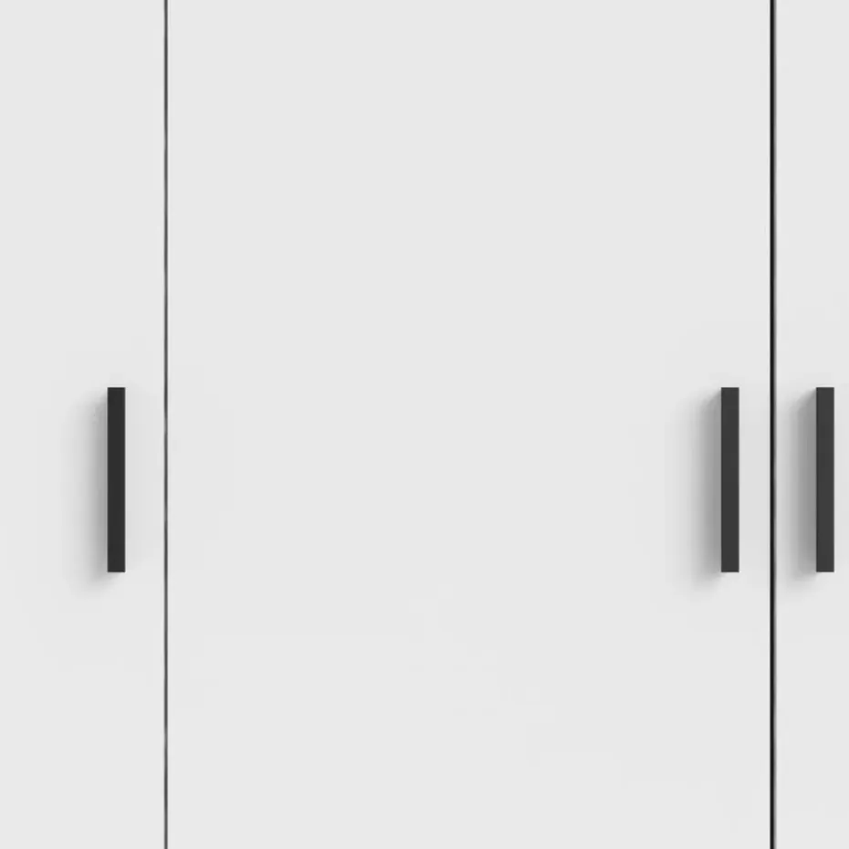 Kledingkast Sprint 4-deurs - wit - 200x196x50 cm