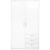 Kledingkast Varia 2-deurs - wit - 175x97x50 cm